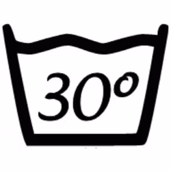 Väggdekor - Tvättsymbol 30°