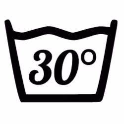 Väggdekor Tvättsymbol 30°