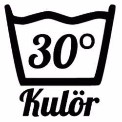 Väggdekor Tvättsymbol 30°