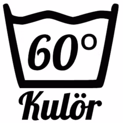 Väggdekor Tvättsymbol 60°