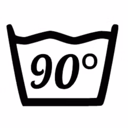 Väggdekor Tvättsymbol 90°
