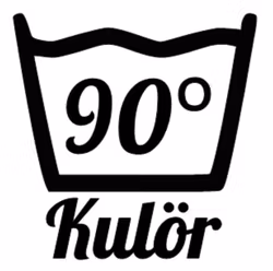 Väggdekor Tvättsymbol 90°