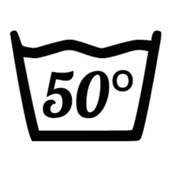 Väggdekor Tvättsymbol 50°