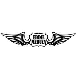 Dekal - Eddie Meduza med vingar
