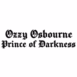 Dekal - Ozzy Osbourne Prince of Darkness