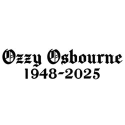 Dekal - Ozzy Osbourne 1948-2025