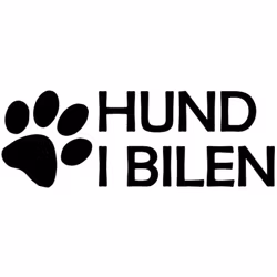 Dekal - HUND I BILEN