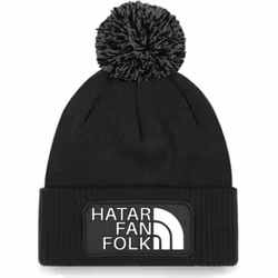 Mössa med tofs HATAR FAN FOLK
