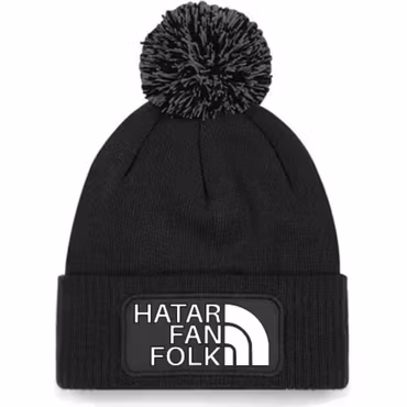Mössa med tofs HATAR FAN FOLK