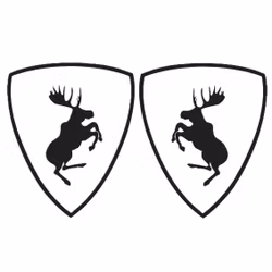 Dekal - Älg Ferarri