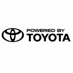 Dekal - POWERED BY TOYOTA