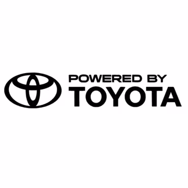 Dekal - POWERED BY TOYOTA