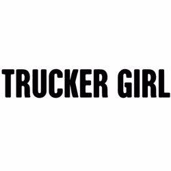 Dekal - TRUCKER GIRL