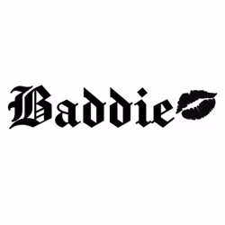 Dekal - Baddie med pussmun