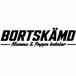 Dekal - BORTSKÄMD Mamma & Pappa betalar