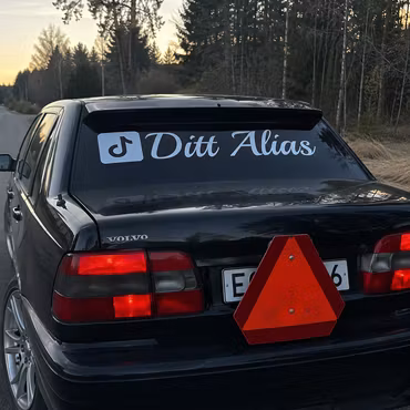 TikTok-dekal med eget användarnamn | Personlig TikTok-dekal