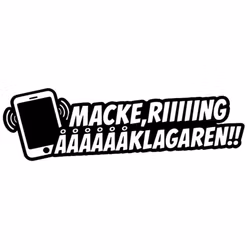 Dekal - MACKE, RIIIING ÅÅÅÅKLAGAREN