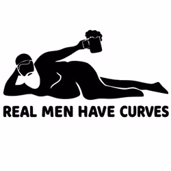 Dekal - Real men have curves