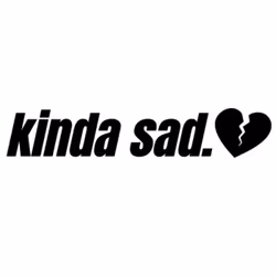 Dekal - kinda sad. med broken heart