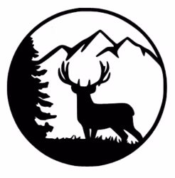 Dekal - Rådjur i natur