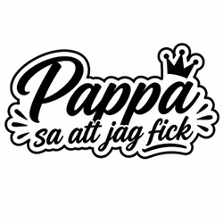 Dekal - Pappa sa jag fick