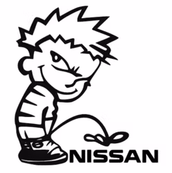 Dekal - Kalle Kissar på Nissan