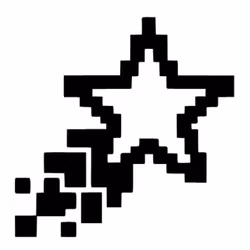 Dekal - Stjärna pixel