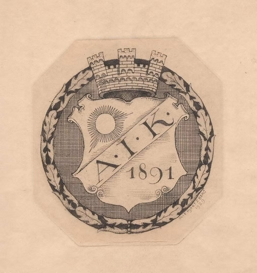 Half-zip 1891 - svart