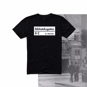 T-shirt "Biblioteksgatan" - Vuxenstorlekar