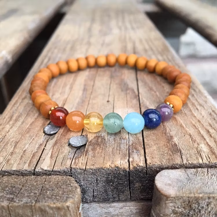 Armband – Chakra & sandelträ
