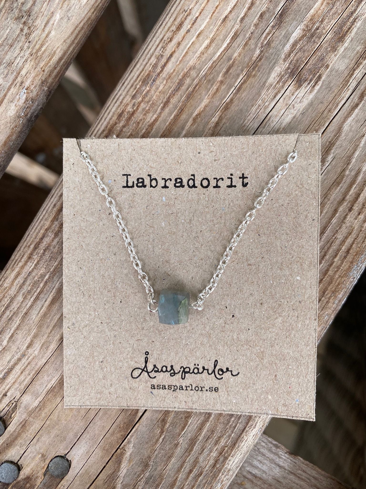Kort halsband – Labradorit