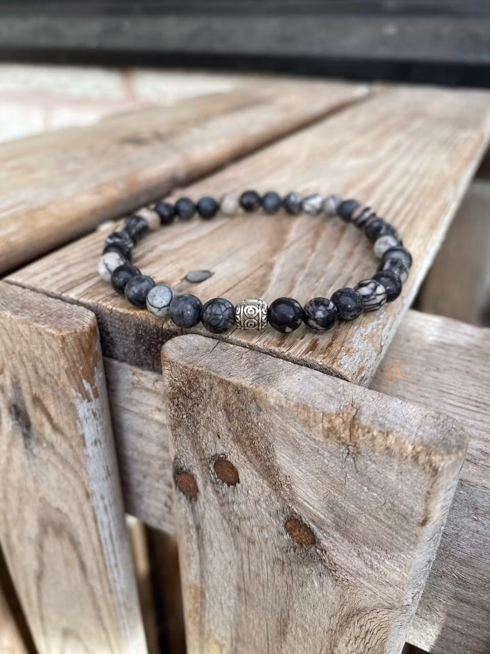 Armband – Nätsten & silverpärla