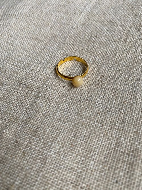 FYND – Ring, gul aventurin