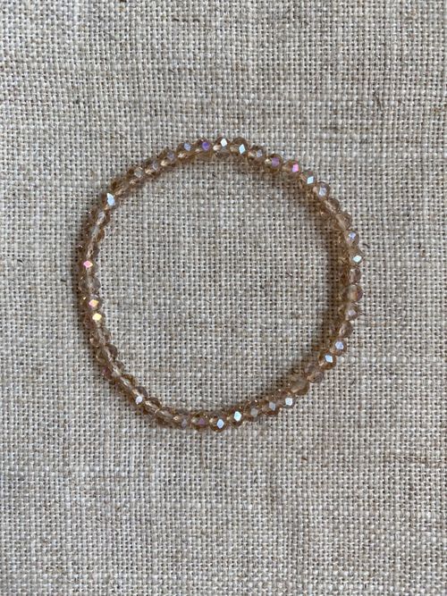 FYND – Armband, glittrande glaspärlor
