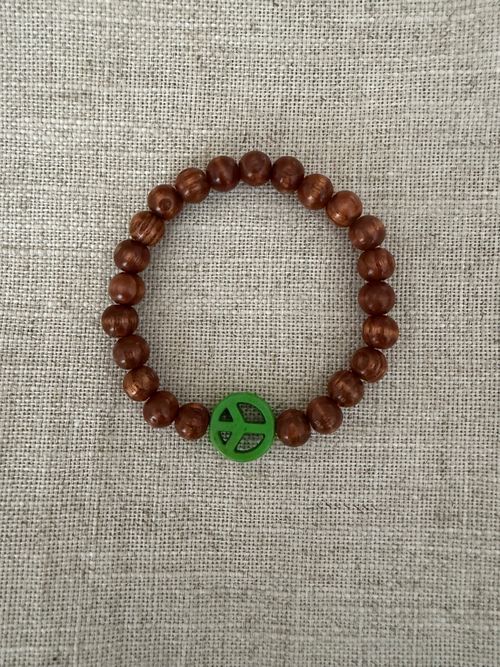 FYND – Armband, peace grön