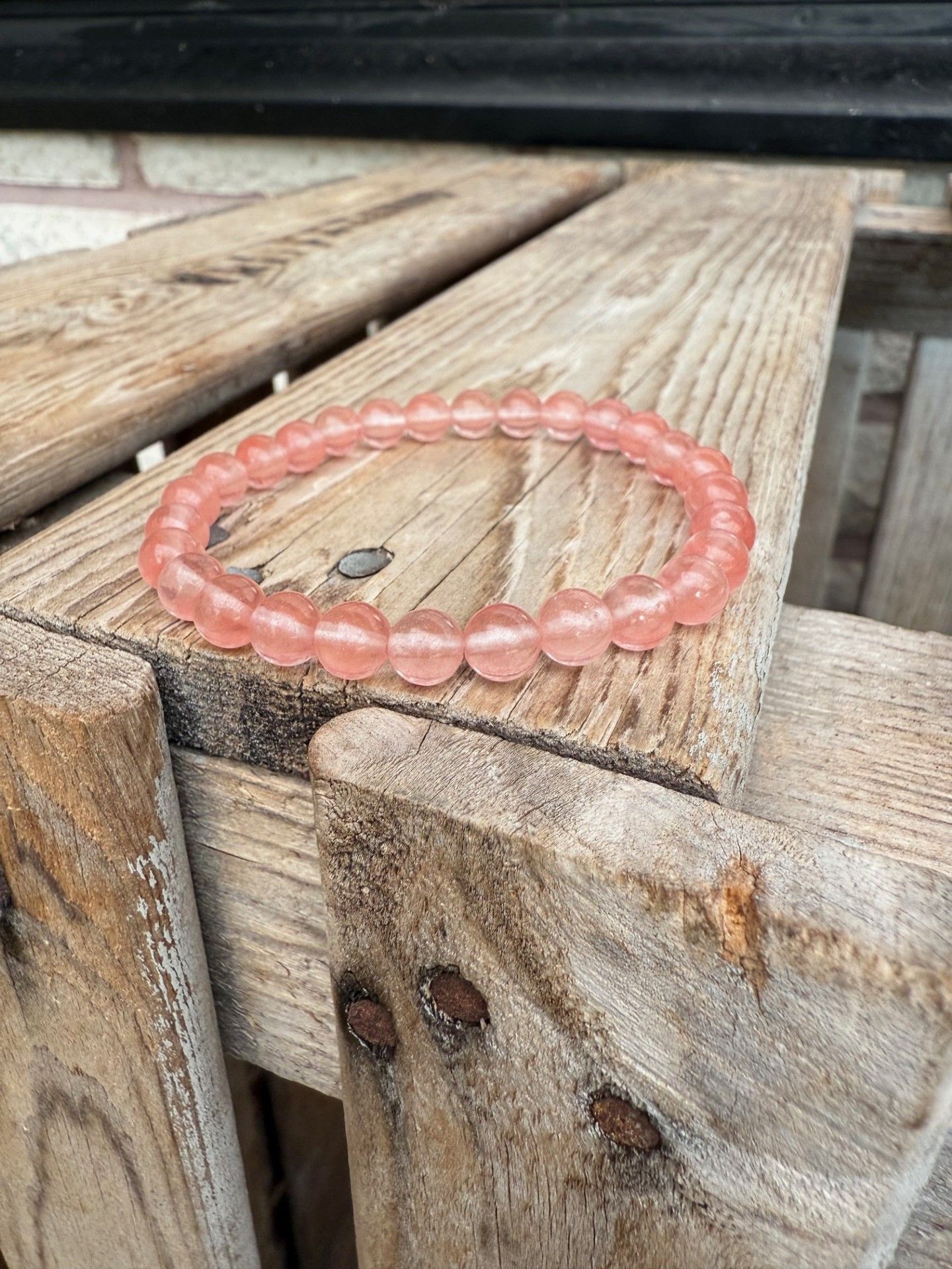 Armband – Körsbärskvarts