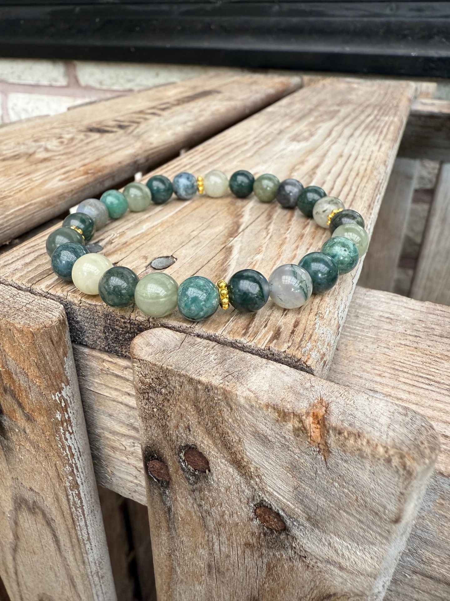 Armband – Agat & jaspis