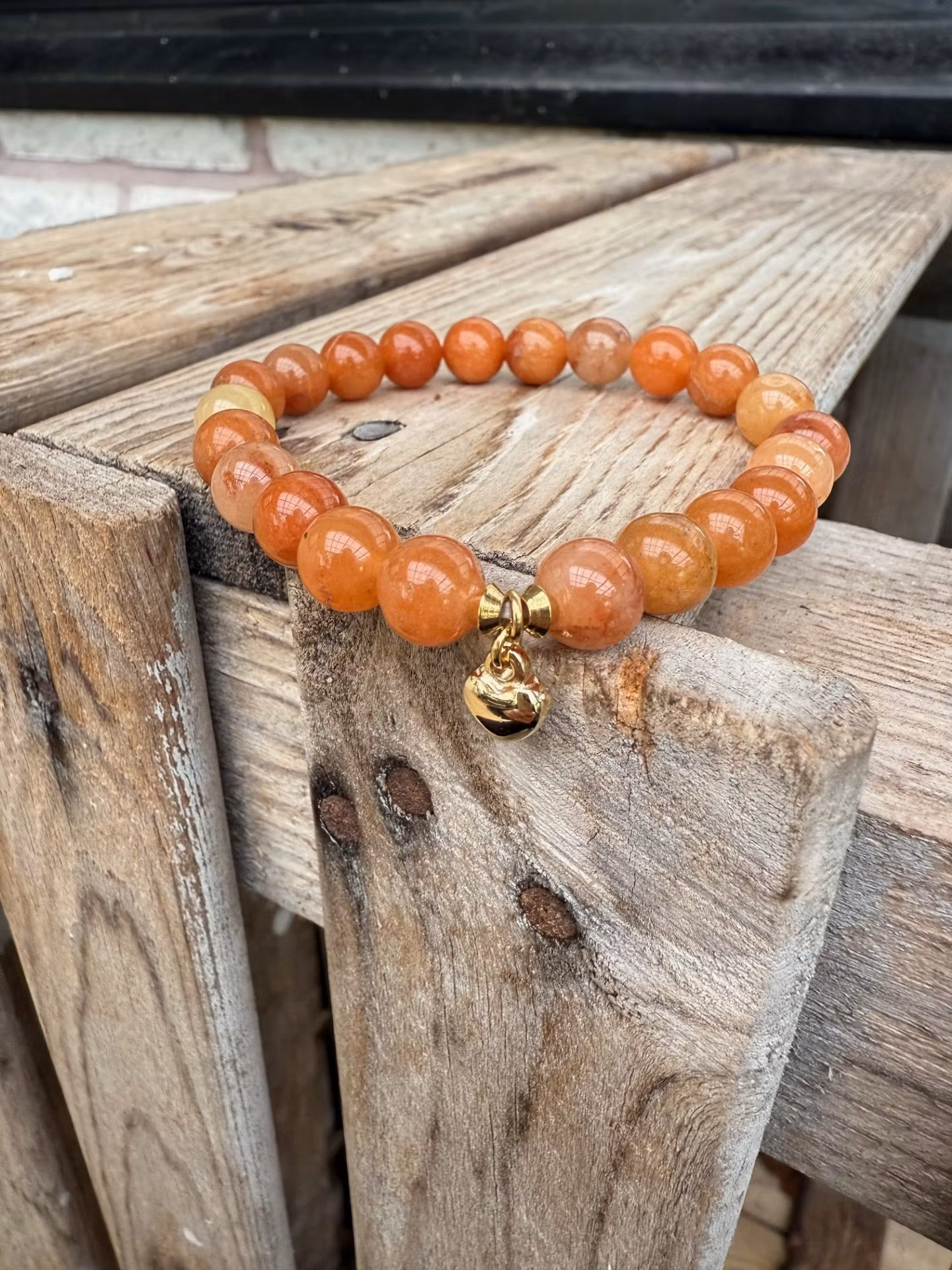 Armband – Topas med litet hjärta