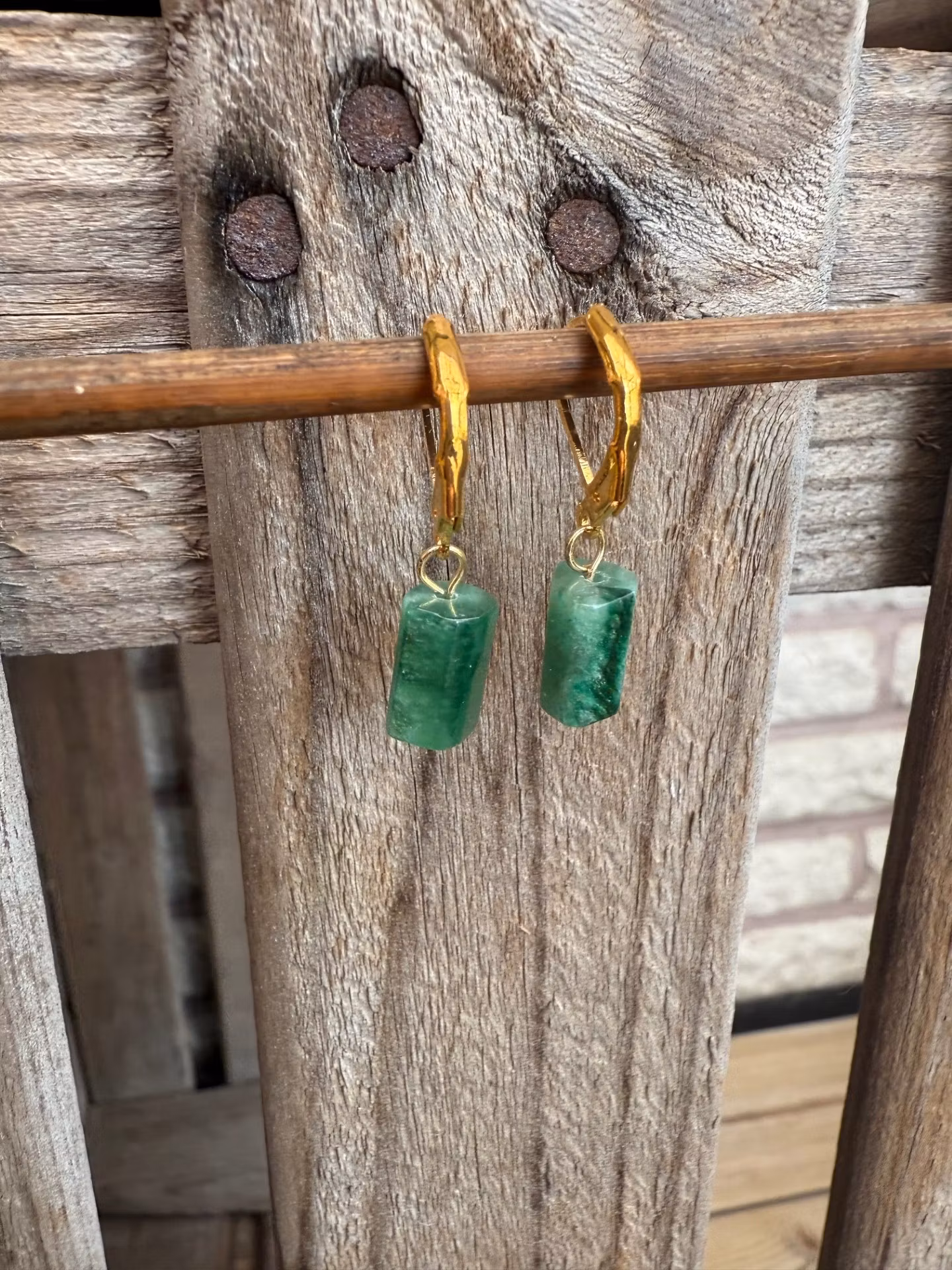 Örhängen – Smaragd