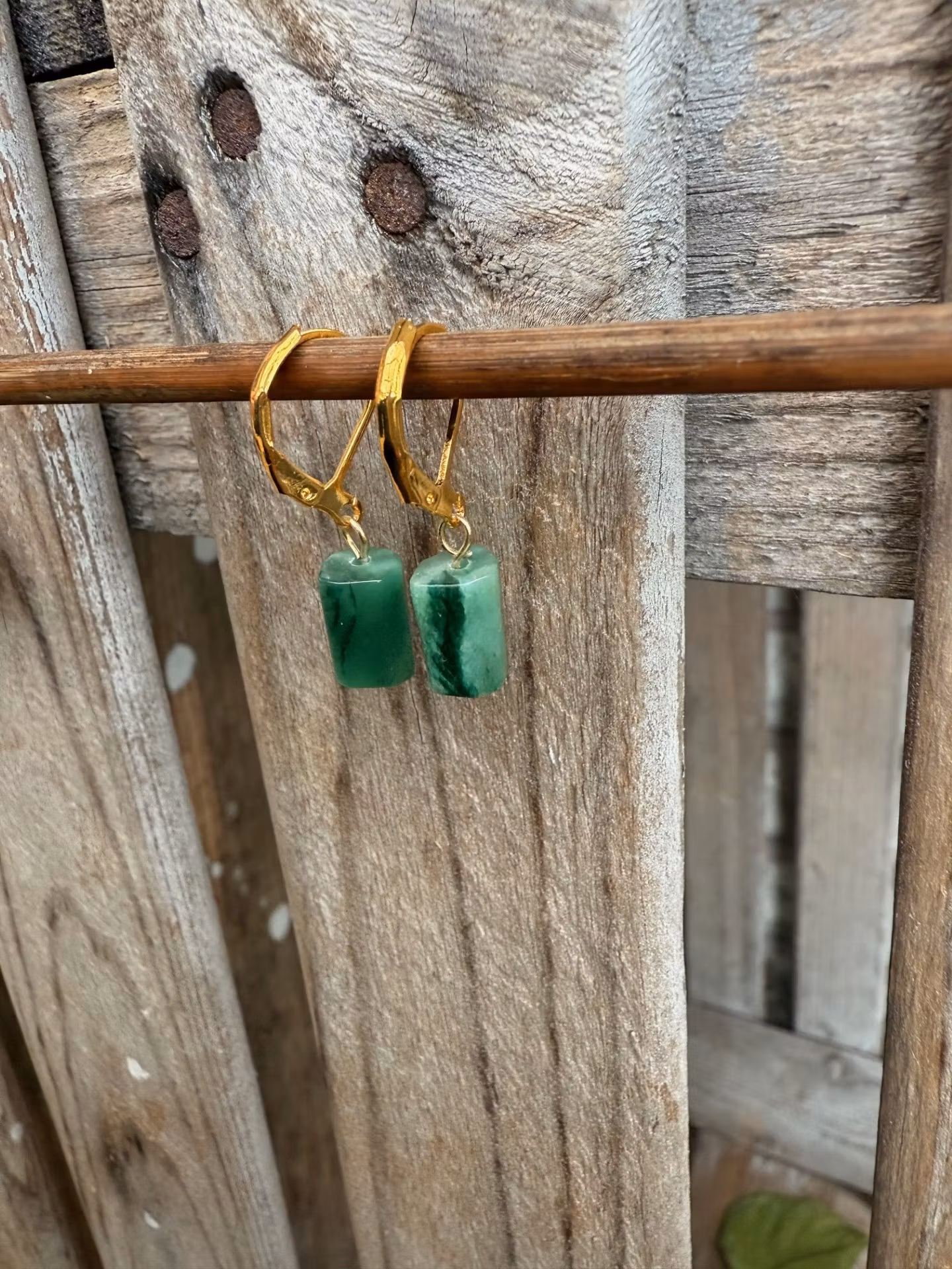 Örhängen – Smaragd