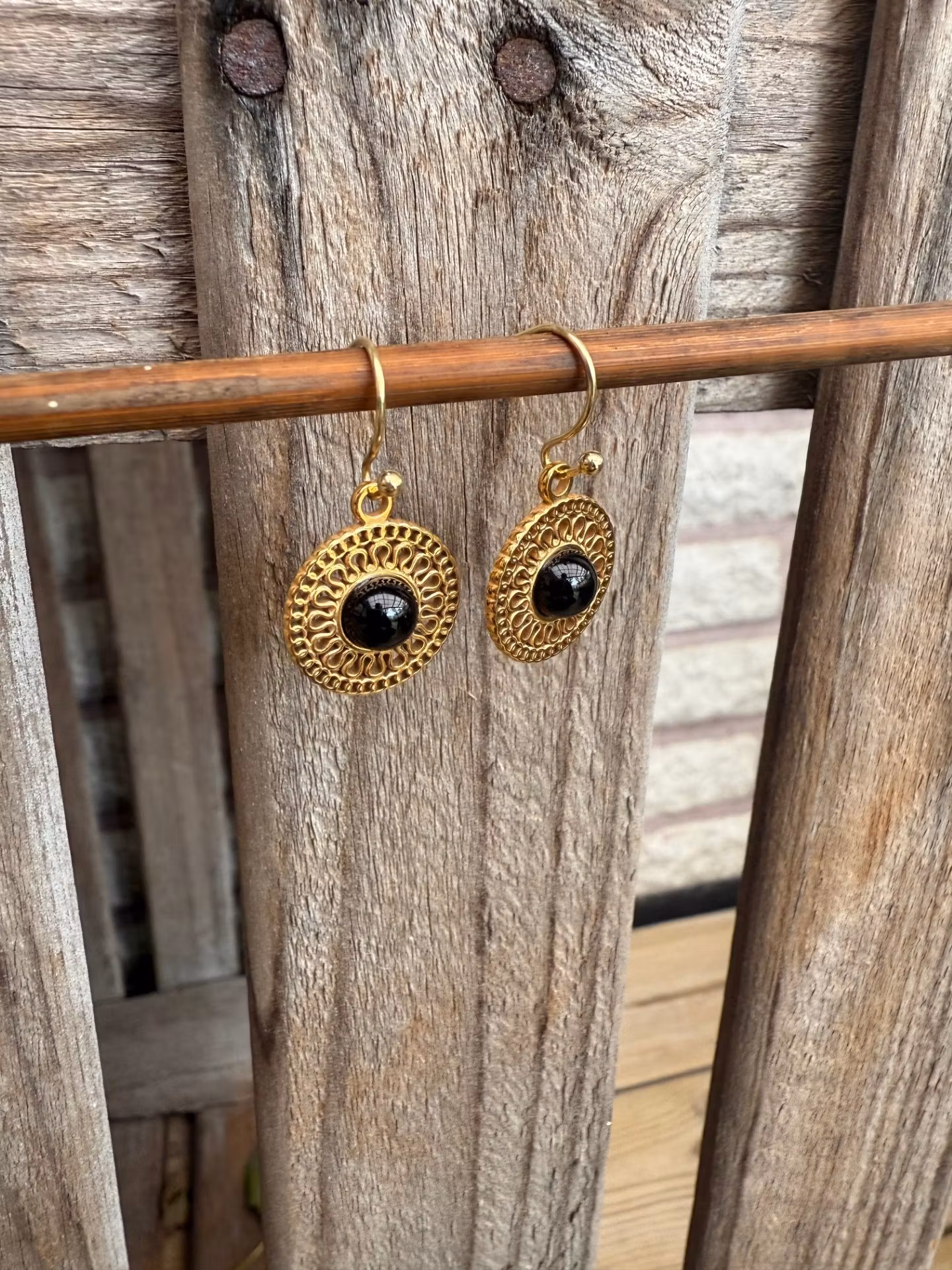 Örhängen – Onyx, större