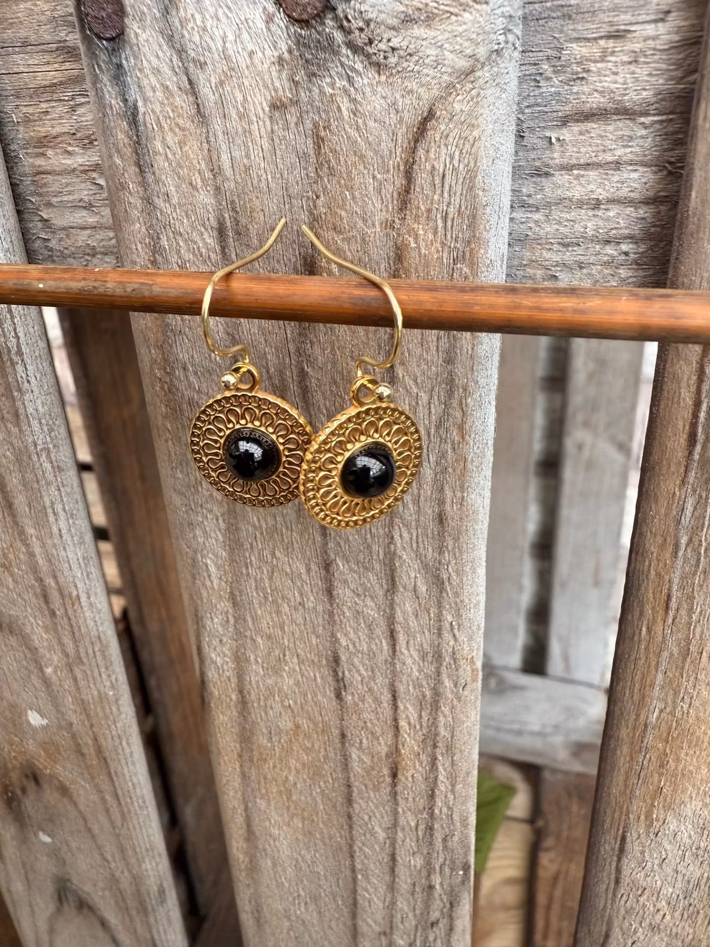 Örhängen – Onyx, större