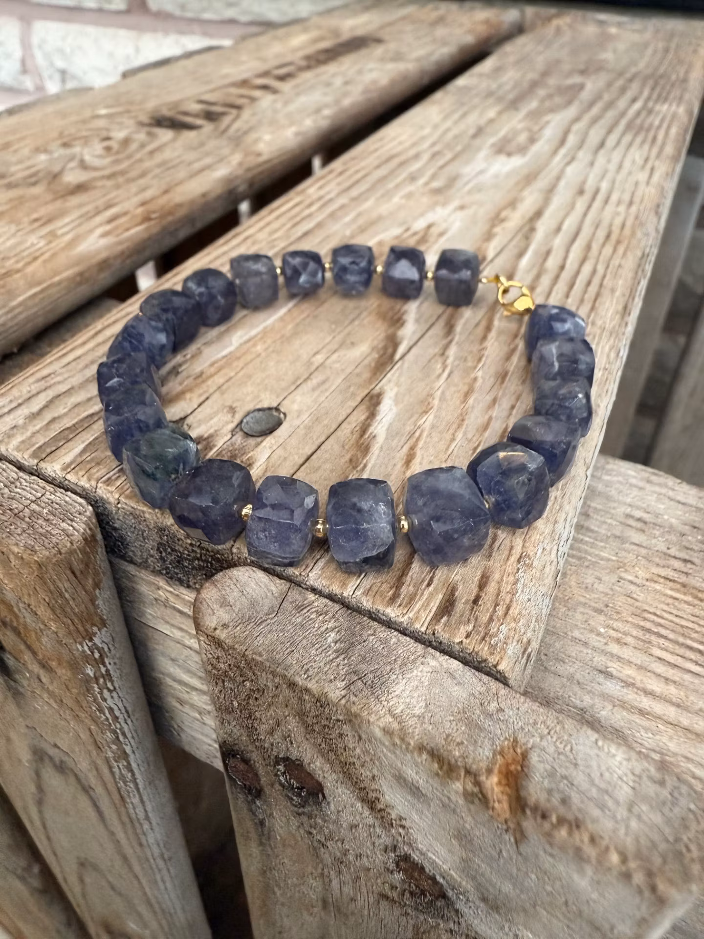 Armband – Iolit/vattensafir