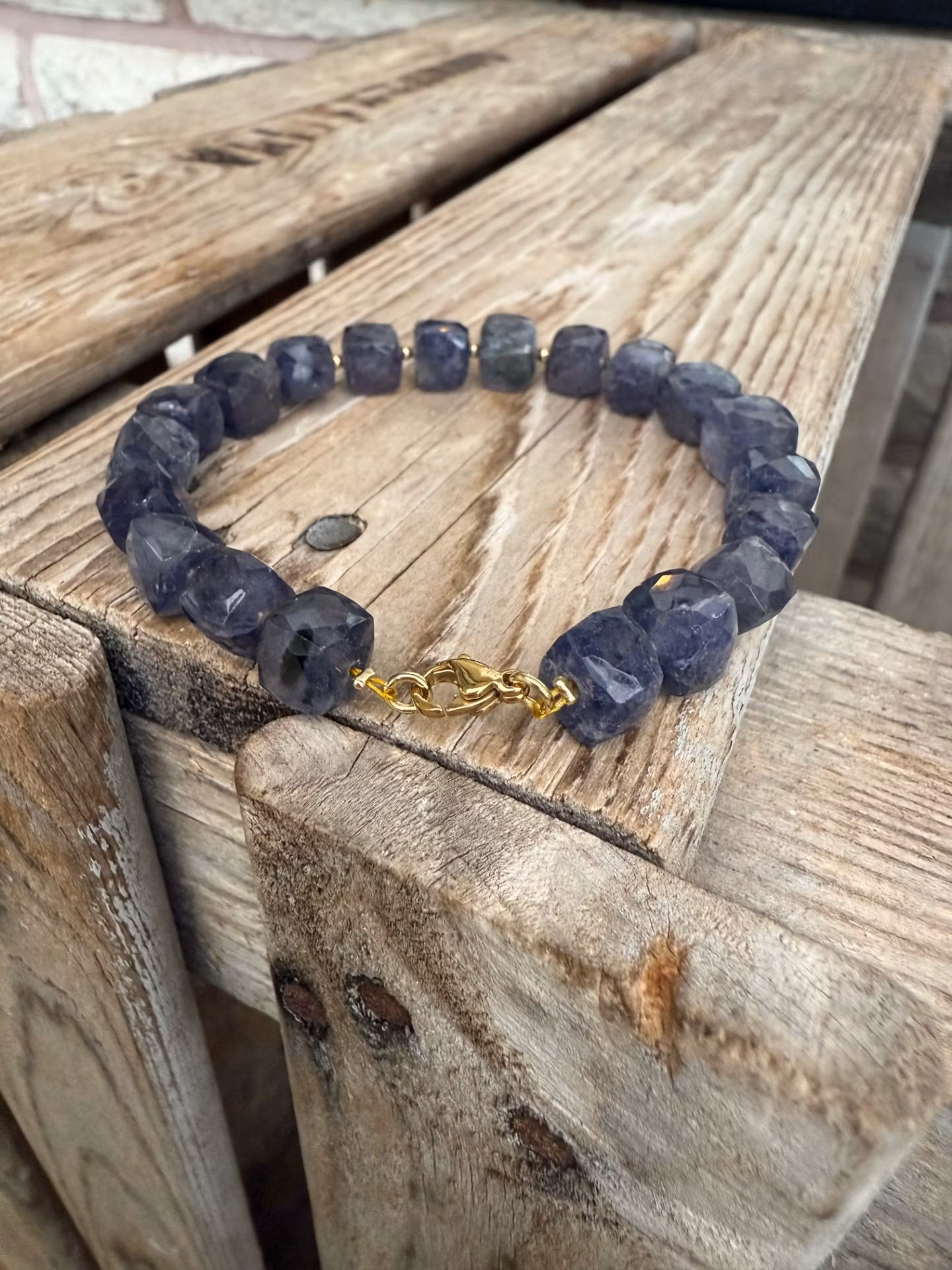 Armband – Iolit/vattensafir