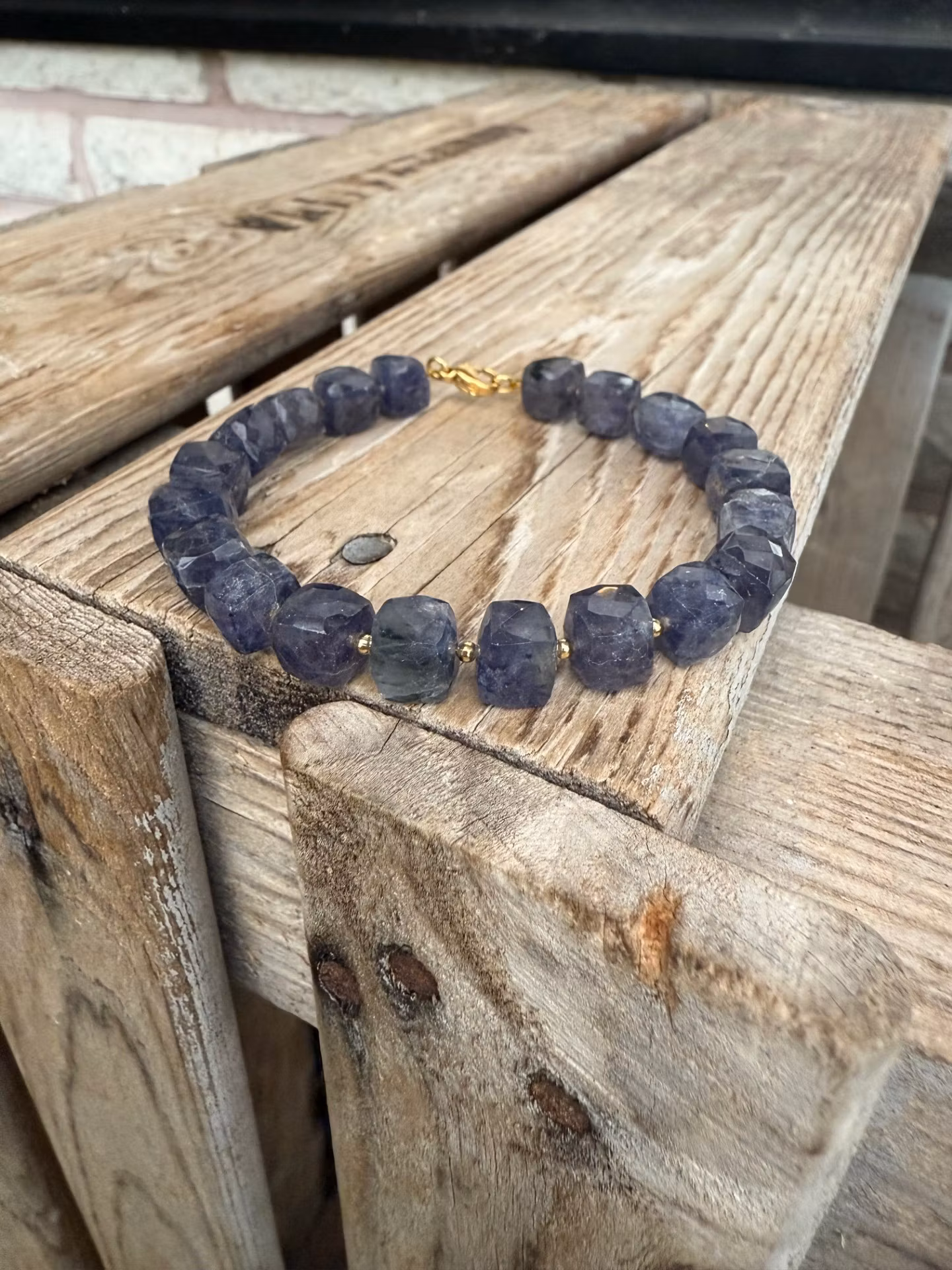 Armband – Iolit/vattensafir