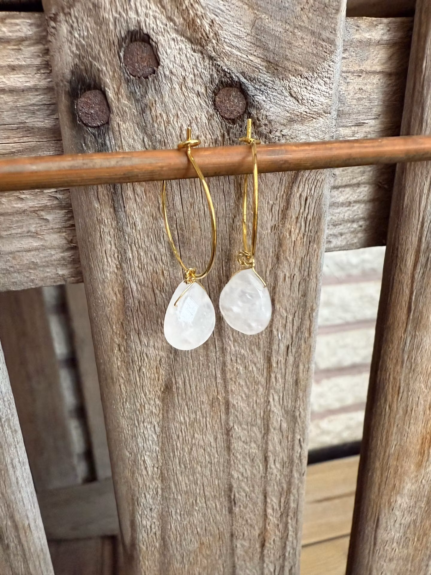 Örhängen – Bergkristall