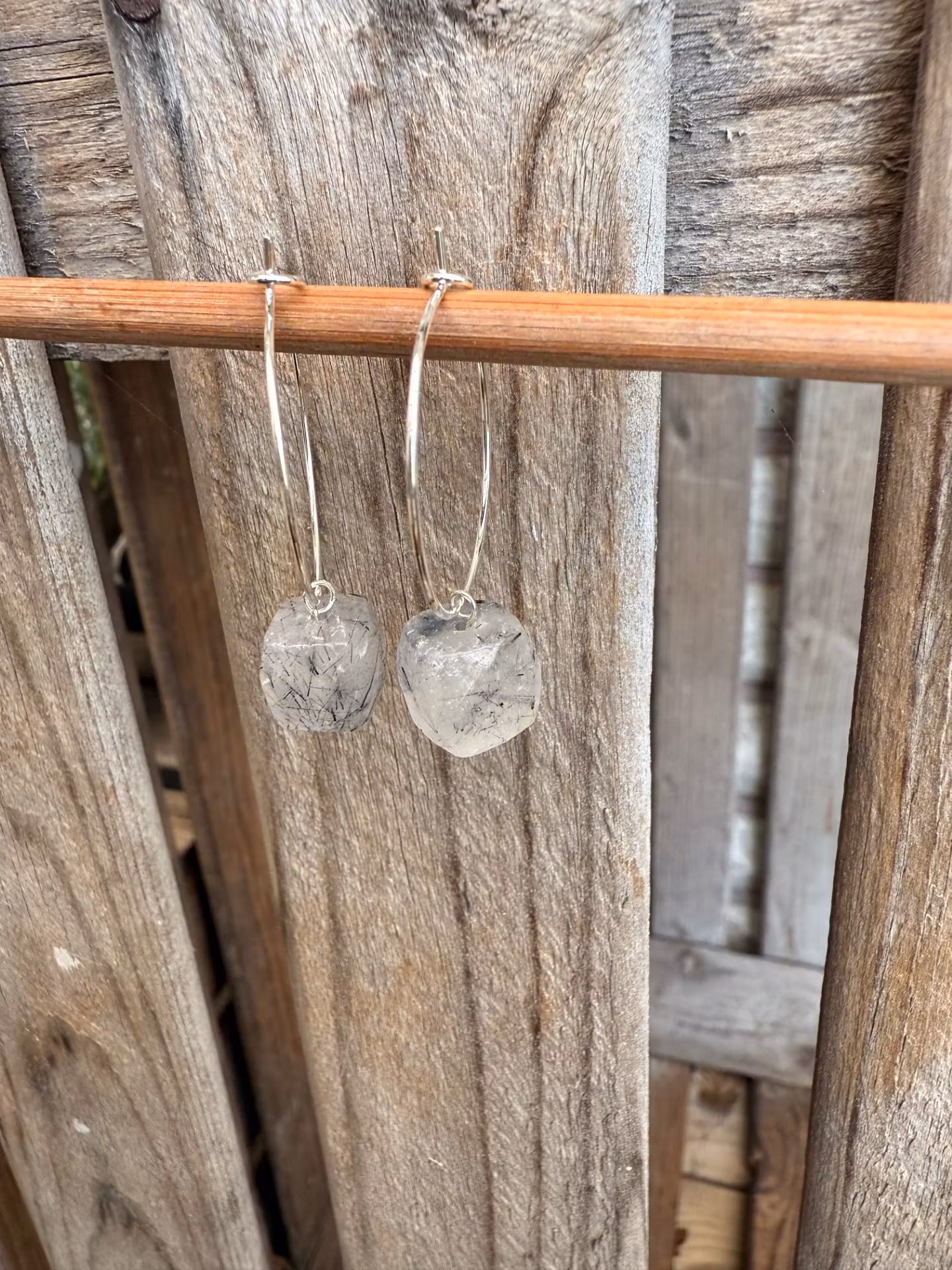 Örhängen – Rutilkvarts