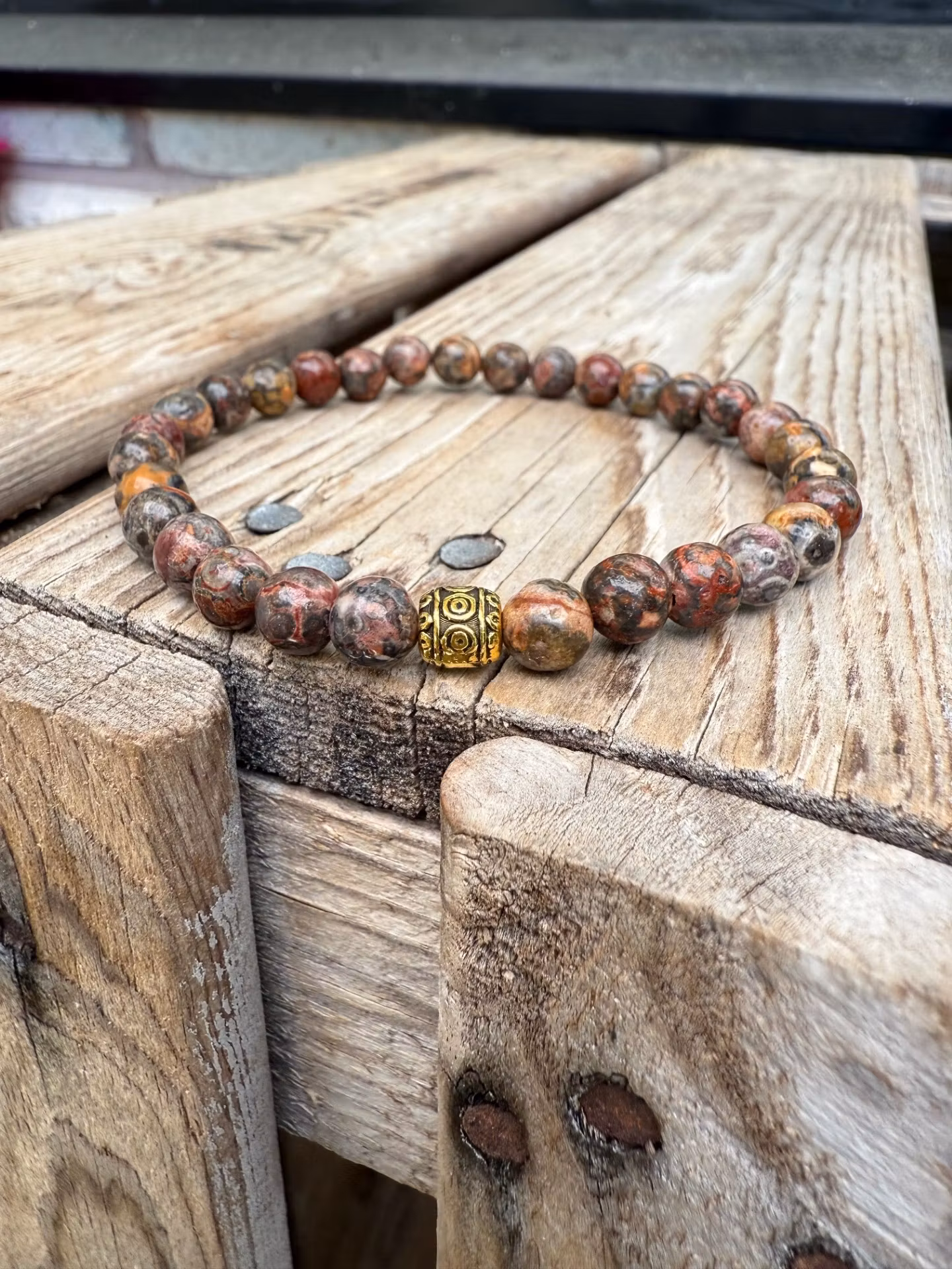 Armband – Leopardjaspis