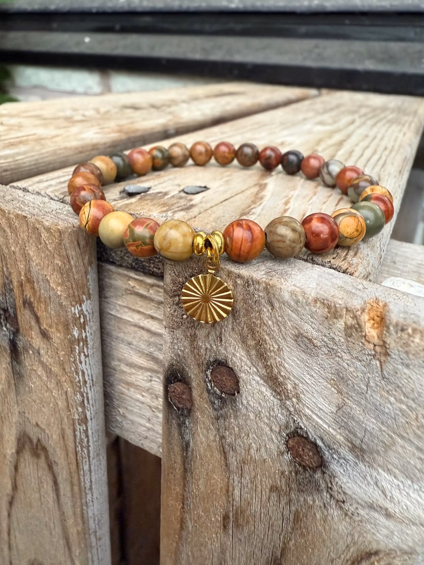 Armband – Picasso jaspis & berlock