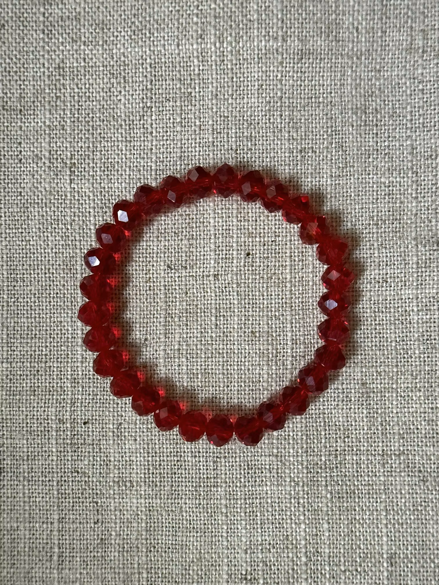 FYND – Armband, facetterade glaspärlor